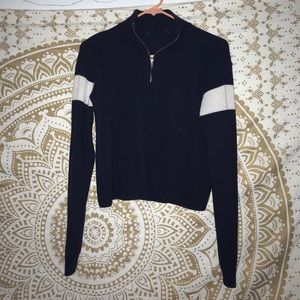 brandy quarter zip up